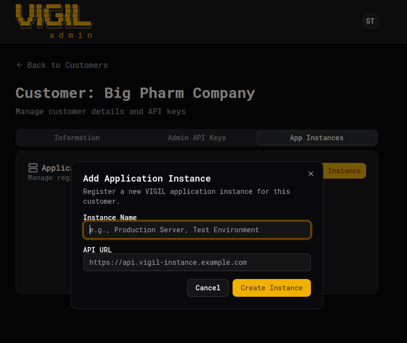 Administration Application
